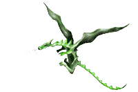 flying green dragon
