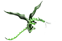 Static green dragon