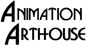 black and white animated Animation Arthouse logo